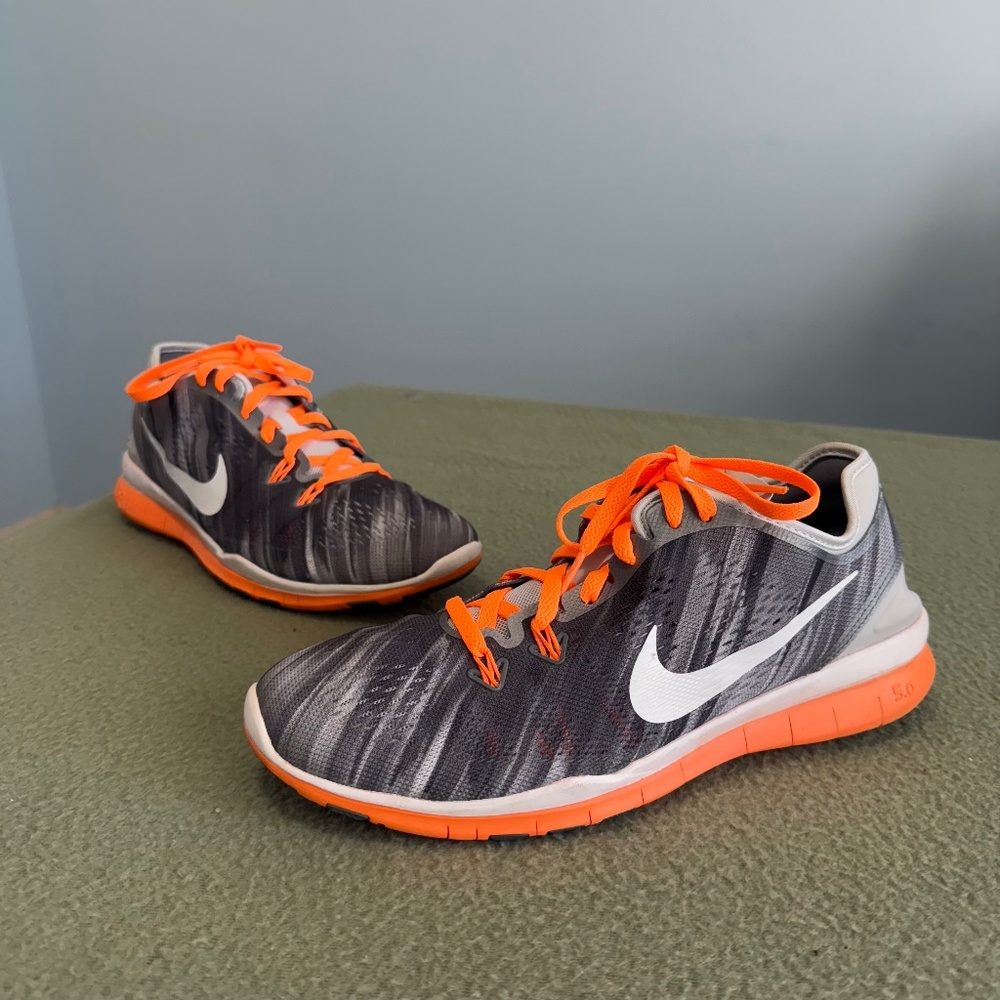 Nike Free 5.0 Trainers TR Fit 5 Bright Citrus Size 9.5 Womens 704695 801